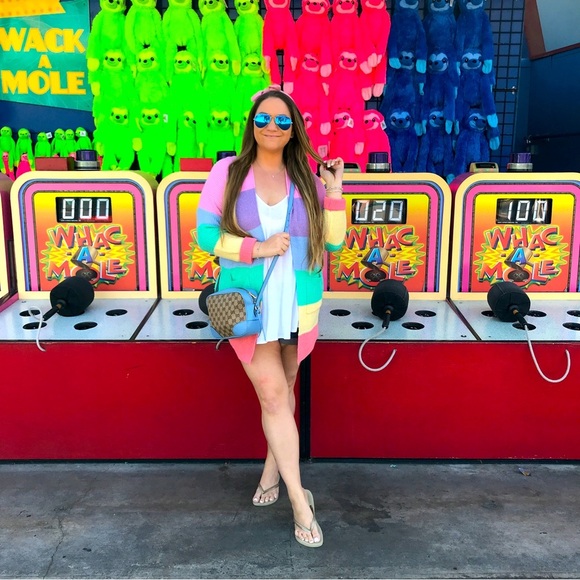 Dreamers Sweaters - NEW Rainbow Pastel Cardigan